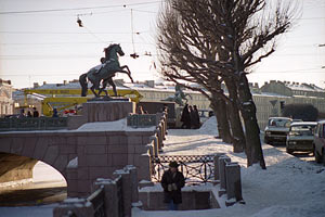 Студеный Санкт-Петербург. 1997 год.