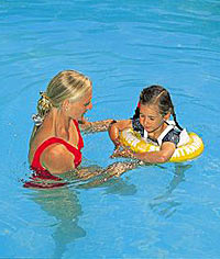 Надувной плавательный круг swim-trainer