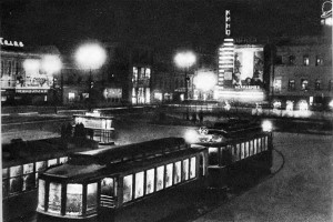 Ночная Москва в 1936 году